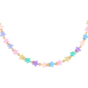 Multi-Color Pastel Star Necklace - Adina Eden's Jewels