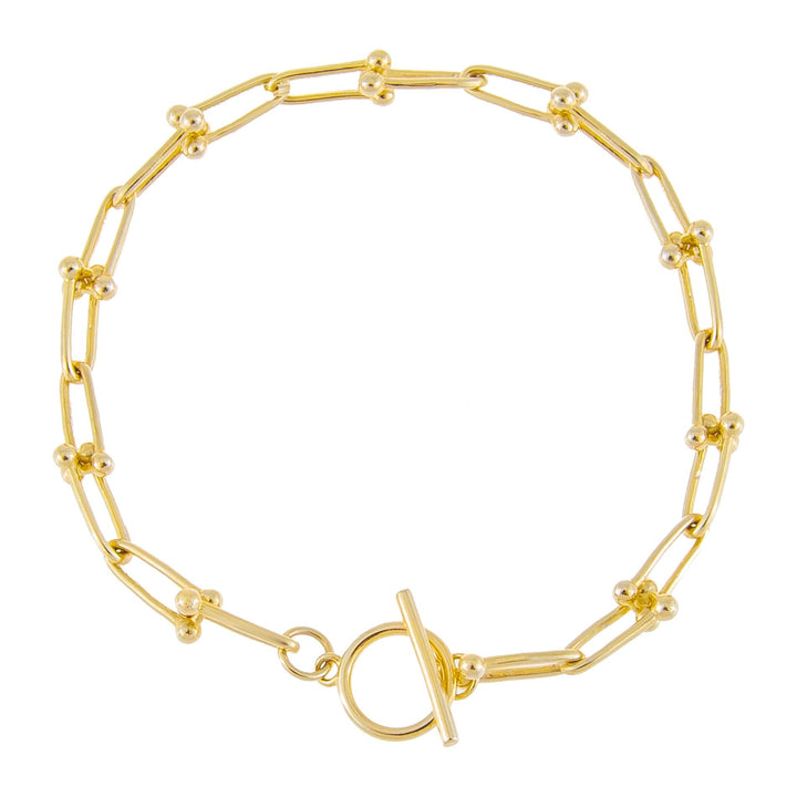  U Chain Toggle Bracelet - Adina Eden's Jewels