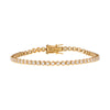 Gold Bezel Tennis Bracelet - Adina Eden's Jewels