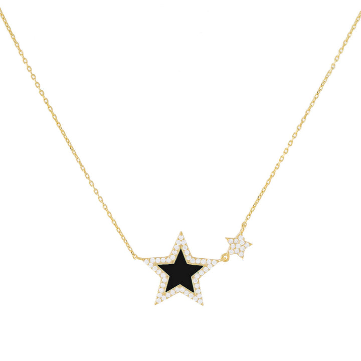  CZ Neon Star Necklace - Adina Eden's Jewels