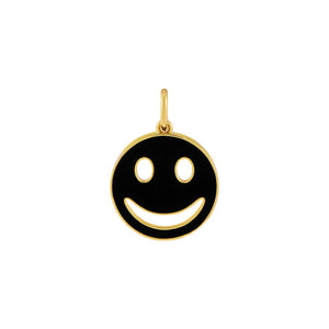  Enamel Cut Out Smiley Charm - Adina Eden's Jewels