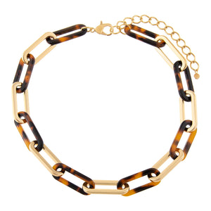  Open Oval Link Necklace - Adina Eden's Jewels