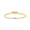 Light Blue CZ Baguette Stone Tennis Bracelet - Adina Eden's Jewels