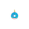 Turquoise Donut Charm - Adina Eden's Jewels