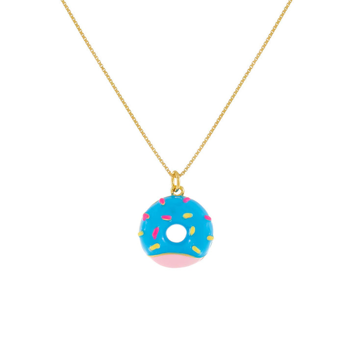 Turquoise Donut Necklace - Adina Eden's Jewels