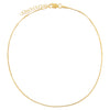 Gold Thin Box Chain Anklet - Adina Eden's Jewels