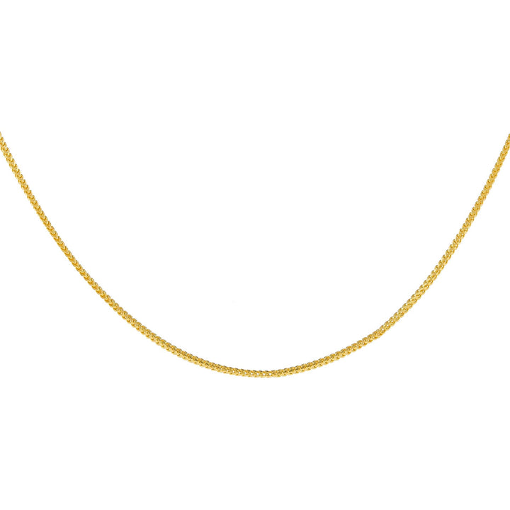 Gold / 16" Franco Chain Necklace - Adina Eden's Jewels