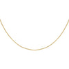 Gold / 18" Thin Box Chain Necklace - Adina Eden's Jewels