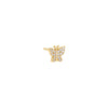 Gold / Single Mini Pavé Butterfly Stud Earring - Adina Eden's Jewels