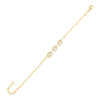 Gold Pavé Mariner Link Bracelet - Adina Eden's Jewels