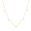 Gold CZ Crystal Multi Butterfly Necklace - Adina Eden's Jewels