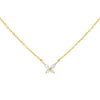 Gold CZ Crystal Butterfly Necklace - Adina Eden's Jewels