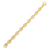 Gold Full Pavé Mariner Chain Bracelet - Adina Eden's Jewels