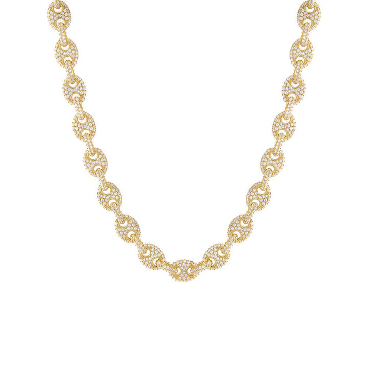  Full Pavé Mariner Chain Necklace - Adina Eden's Jewels