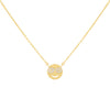 Gold Pavé Sunglasses Smiley Face Necklace - Adina Eden's Jewels