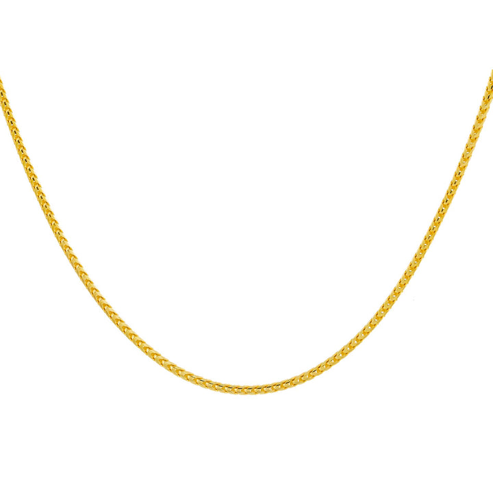 Gold Men's Franco Chain Necklace - Adina Eden's Jewels