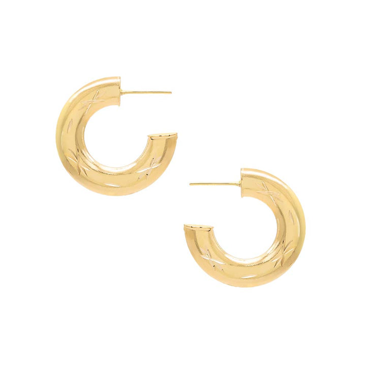  Celestial Arch Hoop Earrings - Adina Eden's Jewels