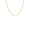 Gold / 20" Cylinder Chain Necklace - Adina Eden's Jewels