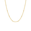 Gold / 22" Men's Cylinder Chain Necklace - Adina Eden's Jewels
