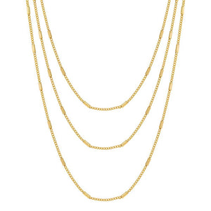  Cylinder Chain Necklace - Adina Eden's Jewels