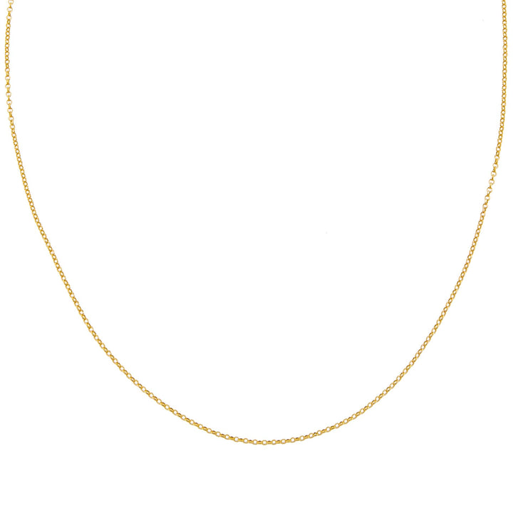14K Gold / 18" Dainty Chain Necklace 14K - Adina Eden's Jewels