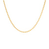 Gold Flat Beaded Necklace - Adina Eden's Jewels