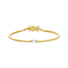 Gold CZ Baguette Stone Tennis Bracelet - Adina Eden's Jewels