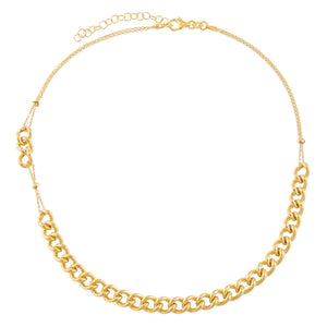  Chunky Chain Link Choker - Adina Eden's Jewels