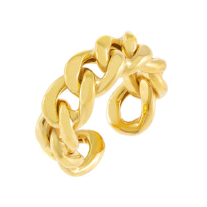  Chunky Cuban Chain Ring - Adina Eden's Jewels