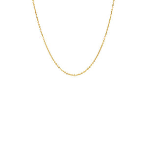 Gold / 16" Cable Chain Necklace - Adina Eden's Jewels