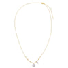  Dainty Diamond Charm Necklace 14K - Adina Eden's Jewels