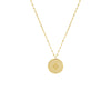 Gold CZ Starburst Medallion Necklace - Adina Eden's Jewels