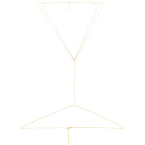 Gold Thin Link Body Chain - Adina Eden's Jewels