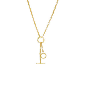 Multi Chain Toggle Lariat - Adina Eden's Jewels