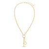 Gold Multi Chain Toggle Lariat - Adina Eden's Jewels