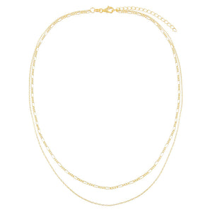  Baby Figaro X Chain Necklace - Adina Eden's Jewels