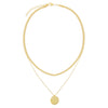  Two In One Coin X Cuban Chain Necklace - Adina Eden's Jewels