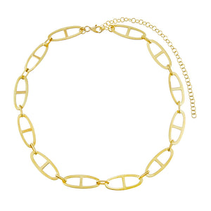  Thin Mariner Link Choker - Adina Eden's Jewels