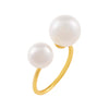 Pearl White / 6 Open Pearl Ring - Adina Eden's Jewels