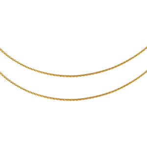 Gold Rope Chain Necklace Combo Set - Adina Eden's Jewels