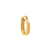 Gold / Single / 17MM Mini Solid Hoop Earring - Adina Eden's Jewels