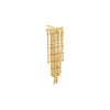 Gold / Single Dangling Fringe Stud Earring - Adina Eden's Jewels