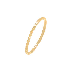 14K Gold / 7 Beaded Ring 14K - Adina Eden's Jewels