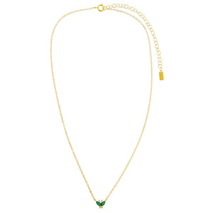  CZ Colored Butterfly Necklace - Adina Eden's Jewels