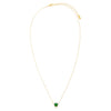  CZ Emerald Heart Necklace - Adina Eden's Jewels