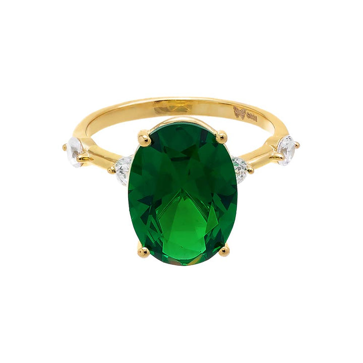  Colored Oval Shape Travel Ring - Adina Eden's Jewels