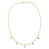  CZ Multi Shaped Charms Necklace - Adina Eden's Jewels