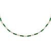 Emerald Green CZ Colored Tennis Choker - Adina Eden's Jewels