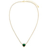  CZ Colored Heart Tennis Necklace - Adina Eden's Jewels