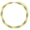  Pavé Emerald Green Chain Link Choker - Adina Eden's Jewels